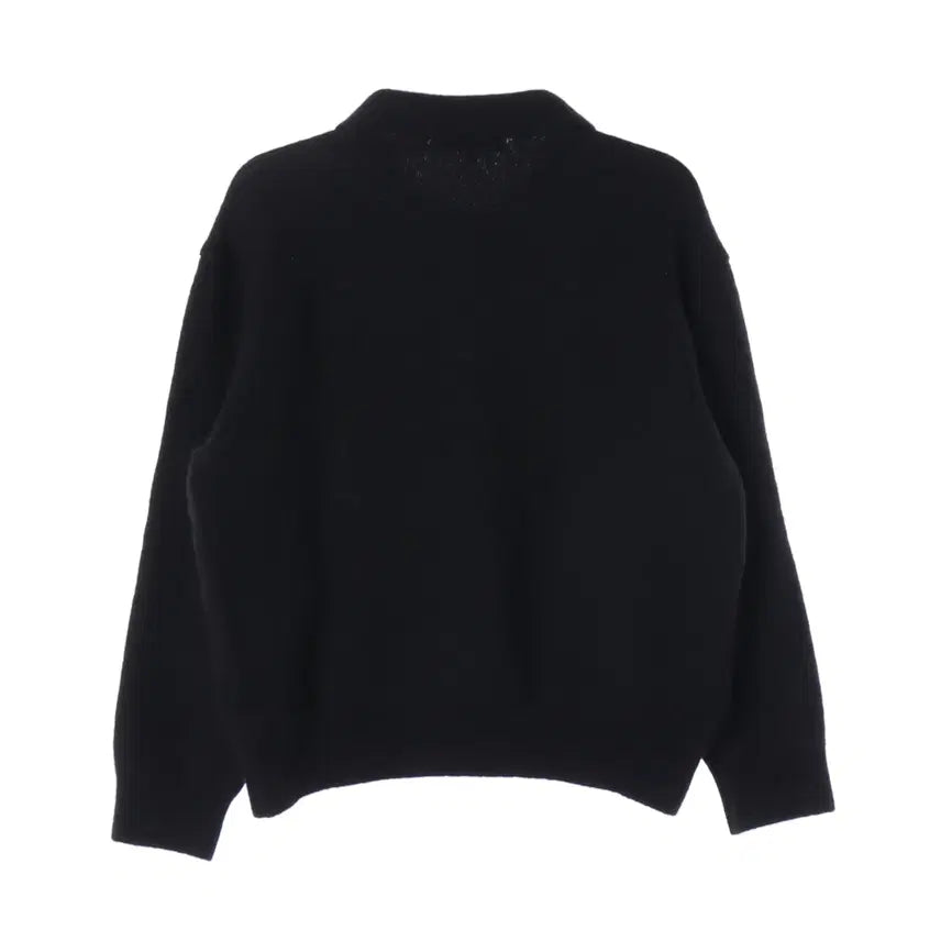 [BUNJANG] Brown Yak 21FW Wool Blend Collar Button Knit Cardigan / 브라운야드 21FW 울 블렌드 카라 버튼 니트 가디건