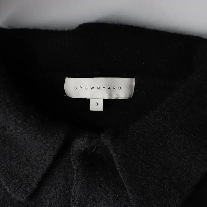 [BUNJANG] Brown Yak 21FW Wool Blend Collar Button Knit Cardigan / 브라운야드 21FW 울 블렌드 카라 버튼 니트 가디건