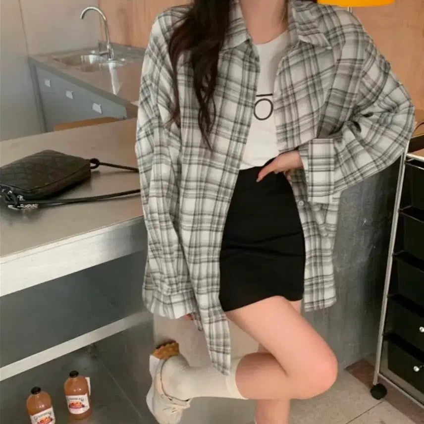 [BUNJANG] Linen Check Shirt / 가성비 린넨체크남방