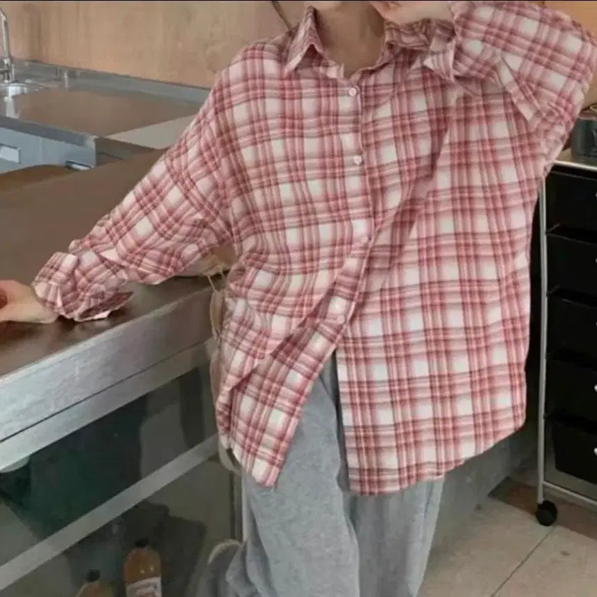 [BUNJANG] Linen Check Shirt / 가성비 린넨체크남방
