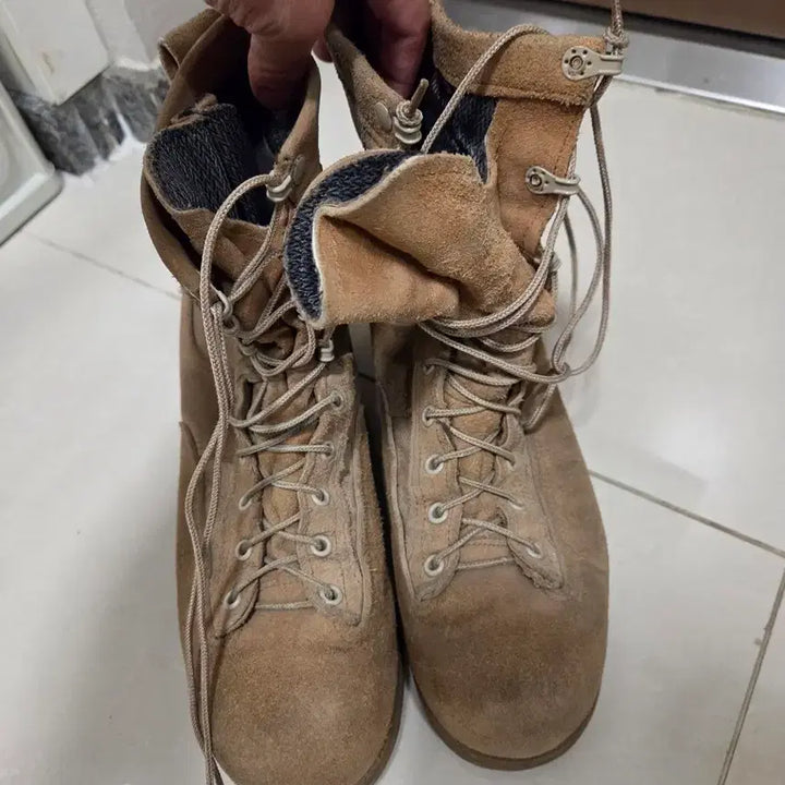 [BUNJANG] Belleville GORE-TEX Desert Combat Boots 8.0W US Military Jungle Boots / 벨레빌 고어텍스 사막색 전투화 8.0W 미군 군화 카투사