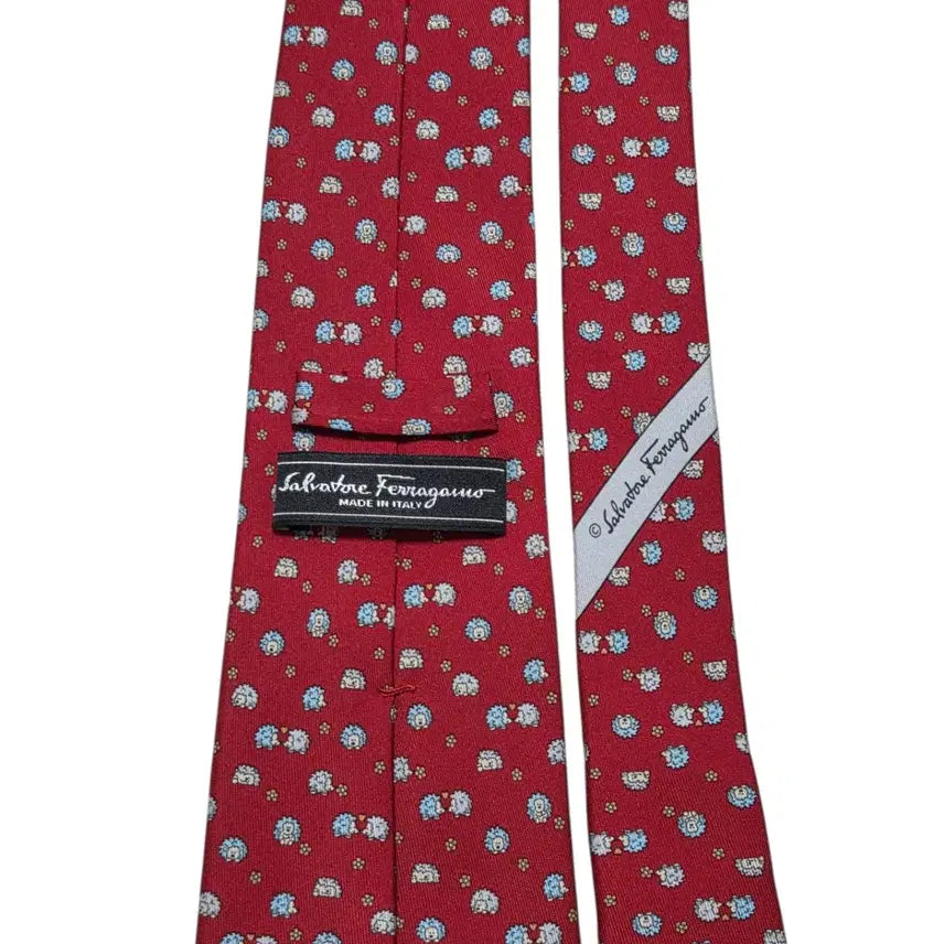 [BUNJANG] Salvatore Ferragamo Vintage Pattern Necktie / Salvatore Ferragamo 살바토레 페라가모 빈티지 패턴 넥타이