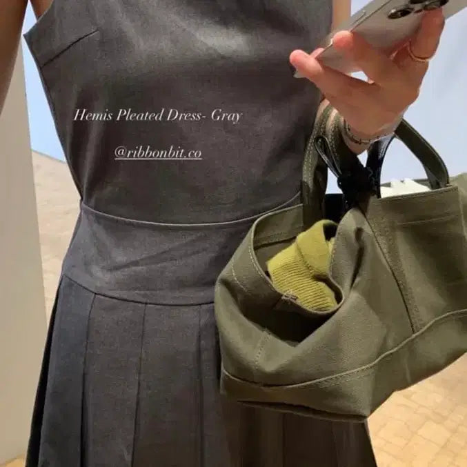 [BUNJANG] Ribbonbit Hemis Pleated Dress / ribbonbit 리본빛 hemis pleated dress