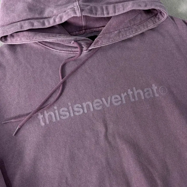 [BUNJANG] Thisisneverthat Pigment Pink Hoodie / 100 디스이즈네버댓 피그먼트 핑크 후드티