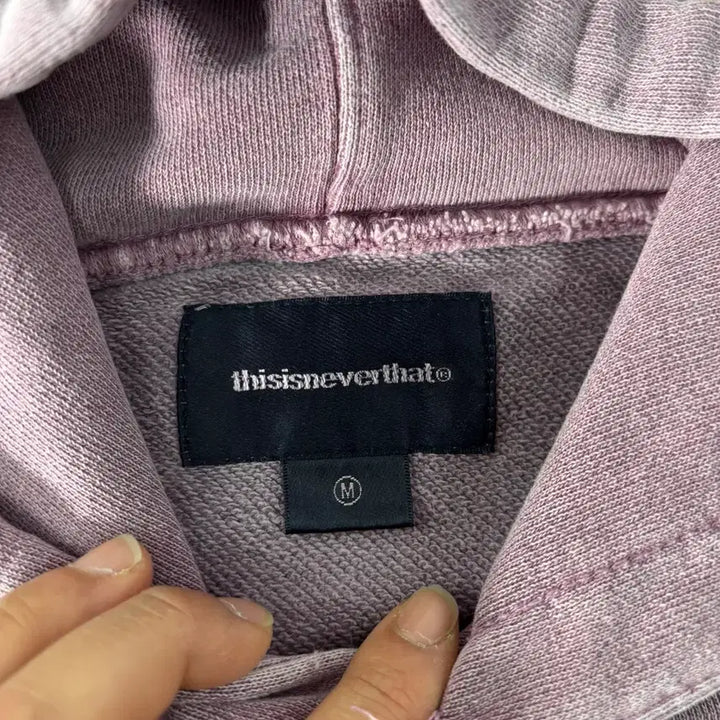 [BUNJANG] Thisisneverthat Pigment Pink Hoodie / 100 디스이즈네버댓 피그먼트 핑크 후드티