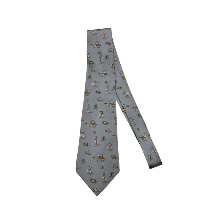 [BUNJANG] Salvatore Ferragamo Vintage Pattern Tie / Salvatore Ferragamo 살바토레 페라가모 빈티지 패턴 넥타이