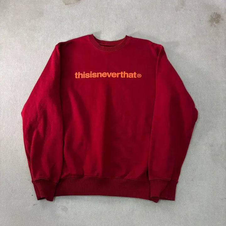 [BUNJANG] Thisisneverthat Big Logo Sweatshirt / 105 디스이즈네버댓 빅로고 맨투맨