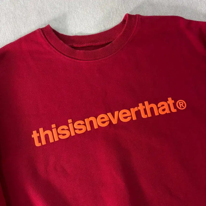 [BUNJANG] Thisisneverthat Big Logo Sweatshirt / 105 디스이즈네버댓 빅로고 맨투맨