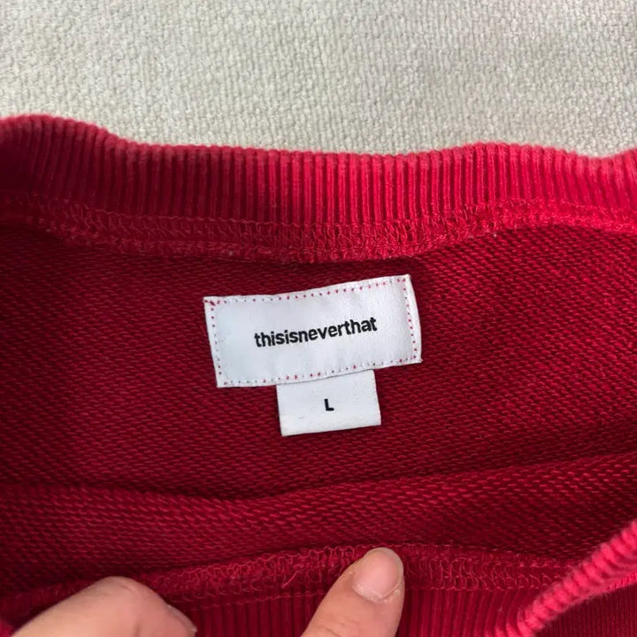 [BUNJANG] Thisisneverthat Big Logo Sweatshirt / 105 디스이즈네버댓 빅로고 맨투맨