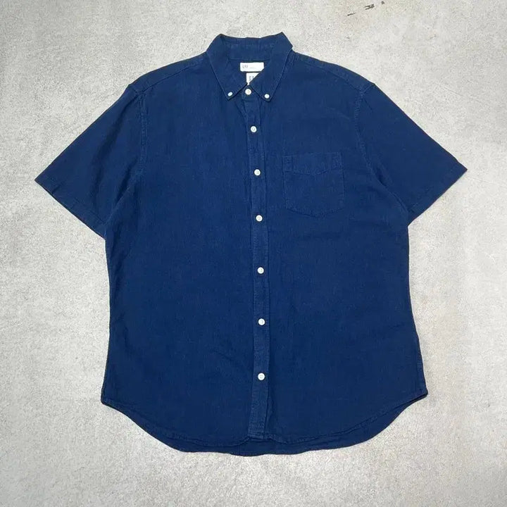 [BUNJANG] GAP Linen Half-Sleeve Shirt / 갭 린넨 하프셔츠 s11023