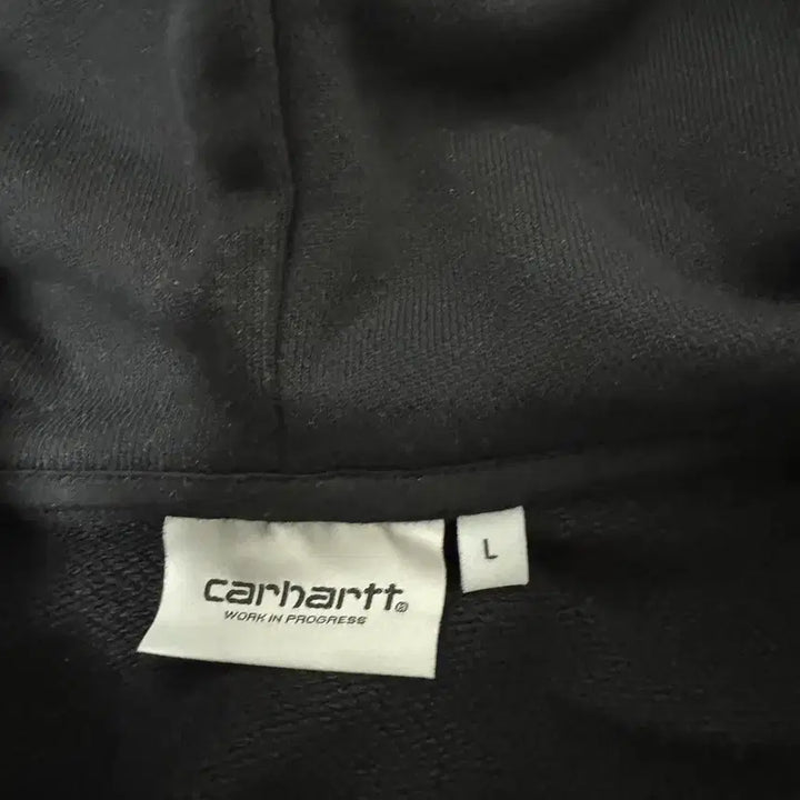 [BUNJANG] Carhartt WIP Black Zip-Up Hoodie (L) / 칼하트wip후드집업 블랙(L)