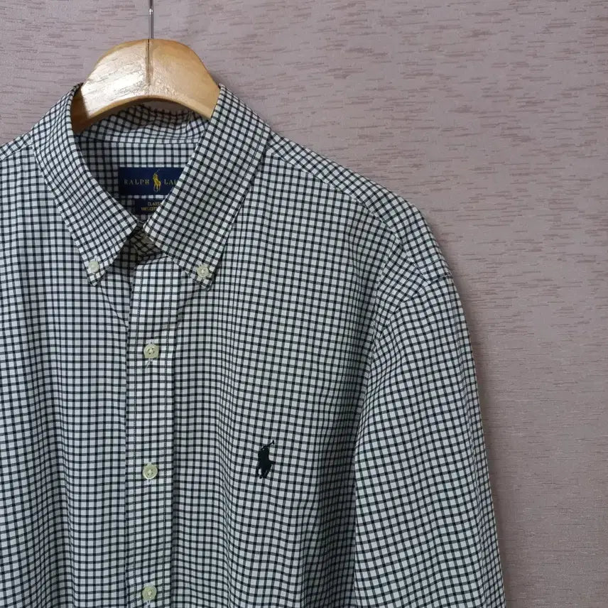 [BUNJANG] Ralph Lauren Black Pattern Shirt Men&