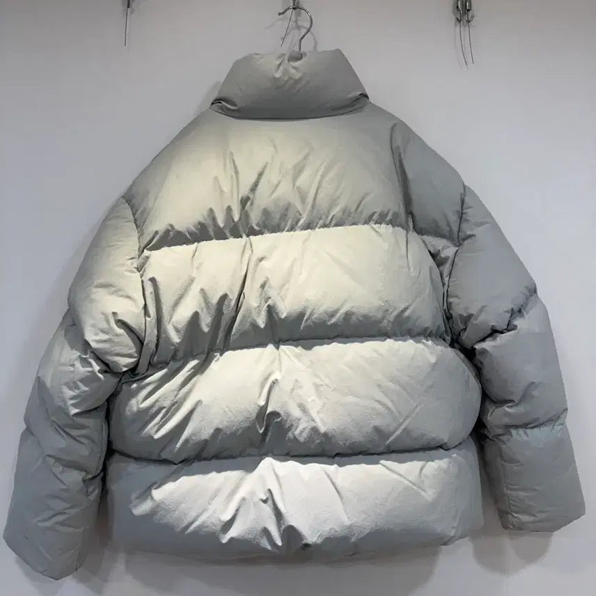 [BUNJANG] PLAC Short Padded Jacket XL Light Grey / 플랙진 PLAC 숏패딩 XL 라이트그레이