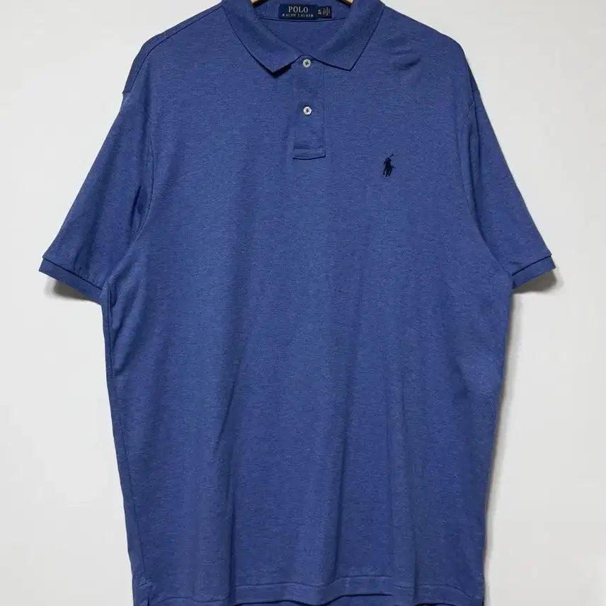 [BUNJANG] Polo Ralph Lauren Blue Short Sleeve Polo Shirt / 폴로 랄프로렌 블루 반팔 폴로티