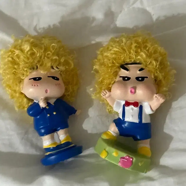 [BUNJANG] Crayon Shin-chan Perm Hair Figure Bundle Set / 짱구 파마머리 피규어 일괄