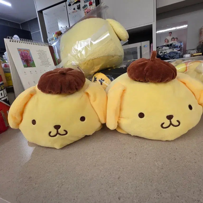 [BUNJANG] Pompompurin Pompou Indoor Slippers (Unsealed) / 폼폼푸린 폼푸 실내화