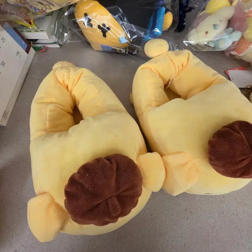 [BUNJANG] Pompompurin Pompou Indoor Slippers (Unsealed) / 폼폼푸린 폼푸 실내화