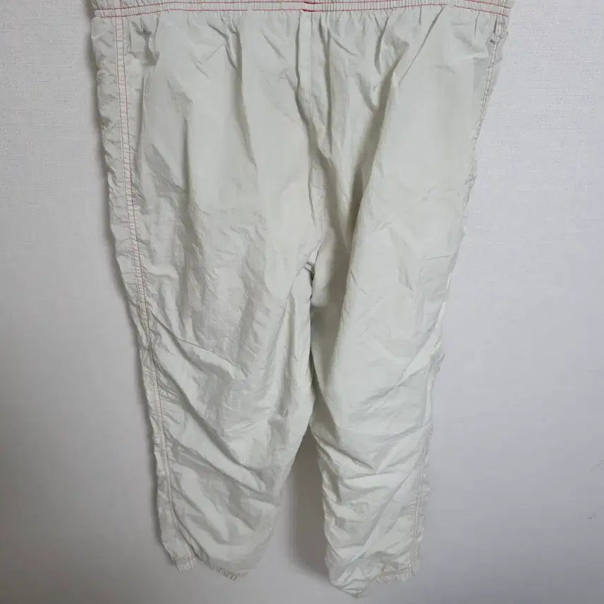 [BUNJANG] Nike Heritage Nylon Jogger Pants (White/Red Stitch) XL / [XL] 나이키 헤리티지 나일론 조거 팬츠 (화이트/레드 스티치)
