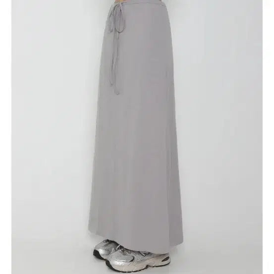 [BUNJANG] Off-White Maxi Long Skirt (Black) / 오프위 맥시 롱 스커트 (블랙)