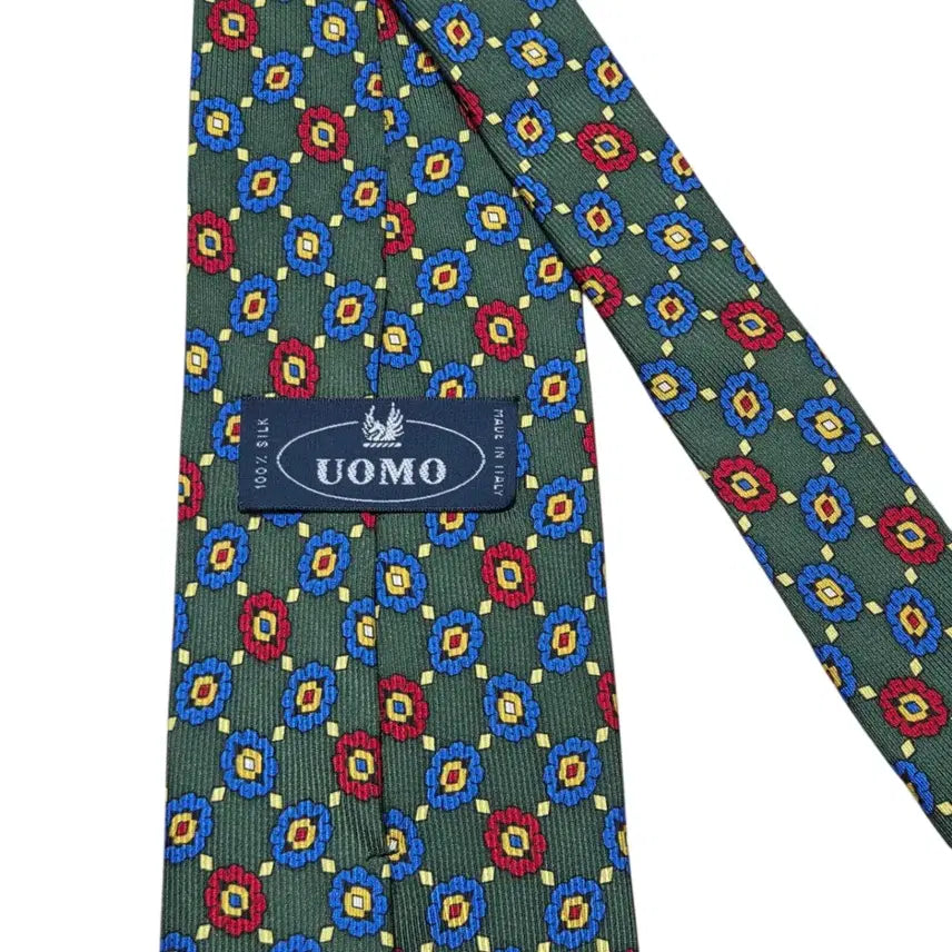 [BUNJANG] UOMO Vintage Pattern Necktie / UOMO 우모 빈티지 패턴 넥타이