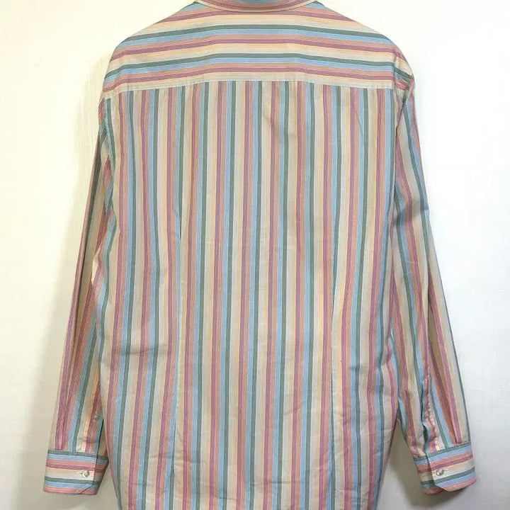 [BUNJANG] Zegna Sport Striped Cotton Shirt L (105) / Zegna 제냐스포츠 스트라이프 셔츠/L(105)