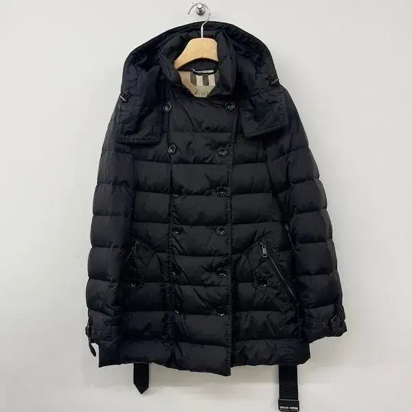 [BUNJANG] Burberry Ashwick Belted Hooded Goose Down Padding Jacket / 버버리 애쉬윅 벨티드 후드 구스다운 패딩 PN9866