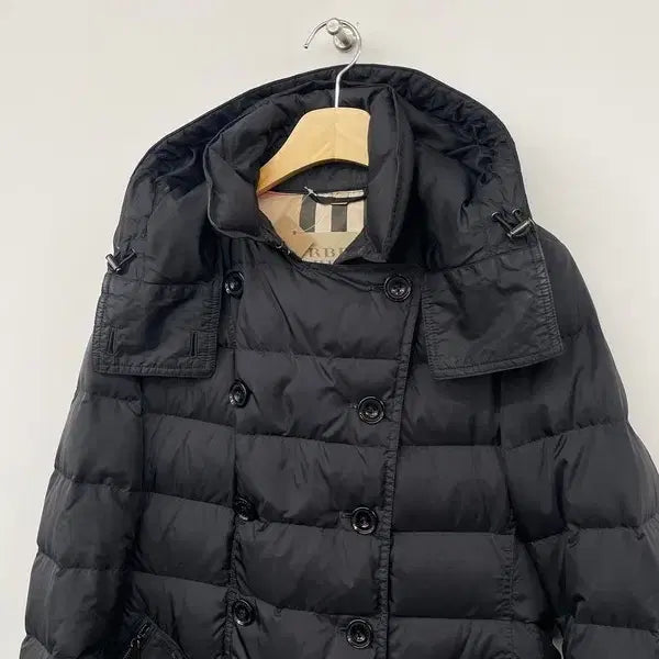 [BUNJANG] Burberry Ashwick Belted Hooded Goose Down Padding Jacket / 버버리 애쉬윅 벨티드 후드 구스다운 패딩 PN9866