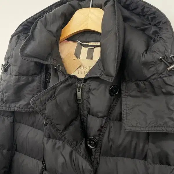 [BUNJANG] Burberry Ashwick Belted Hooded Goose Down Padding Jacket / 버버리 애쉬윅 벨티드 후드 구스다운 패딩 PN9866