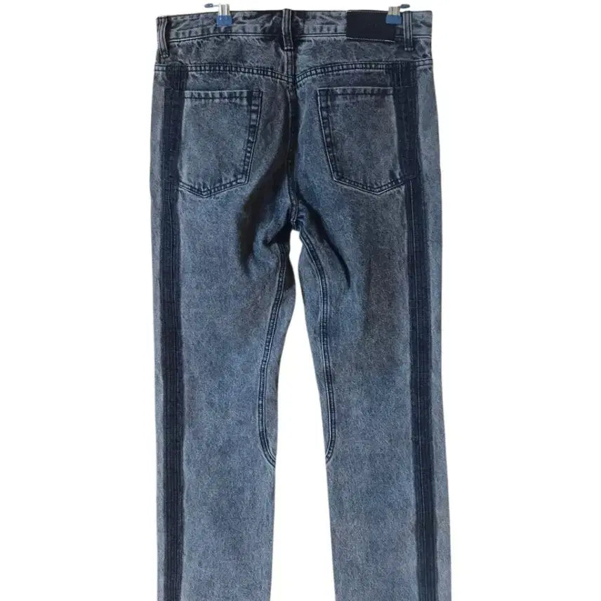 [BUNJANG] Maison Min ed Sideline Black Grey Pants Size 48 / 메종미네드 사이드라인 블랙그레이 팬츠 48