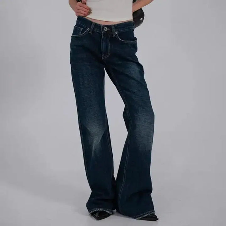 [BUNJANG] OOTJ Dark Wash Denim Jeans / OOTJ 진청데님