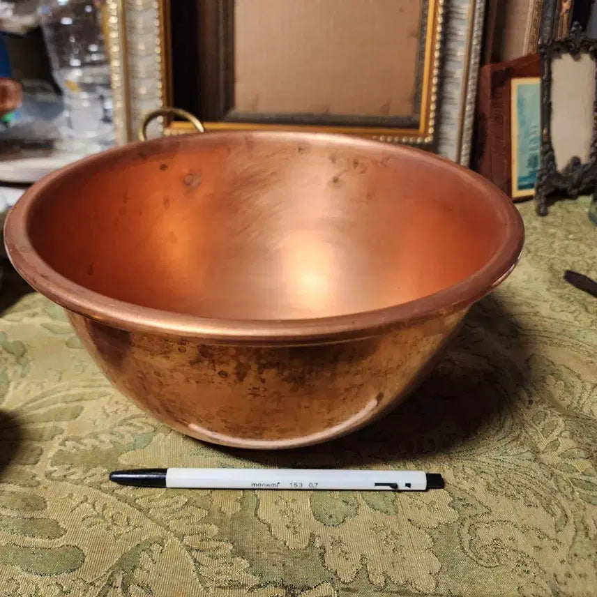 [BUNJANG] Vintage European Copper Bowl / 유럽에서온 오래된 동제품 볼지름22.6cm  높이10.8cm 