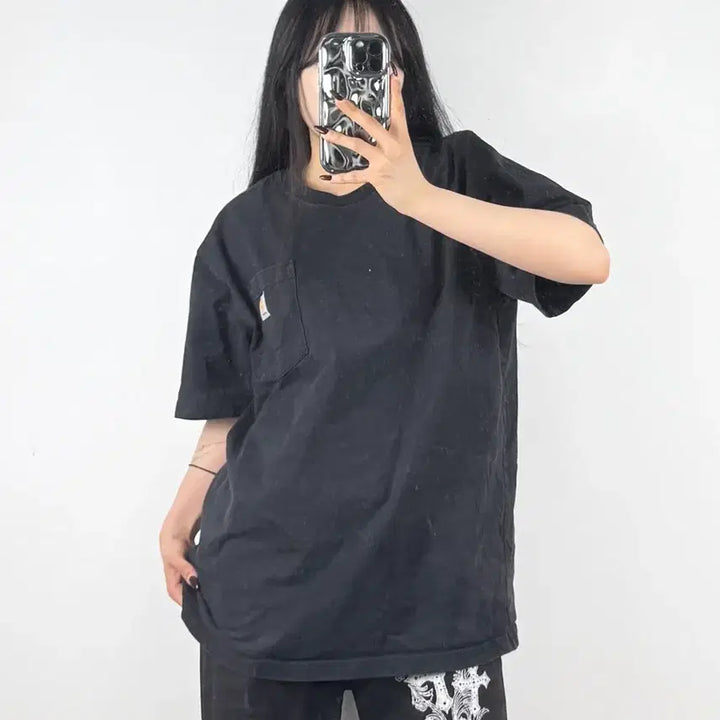 [BUNJANG] Carhartt K87 Workwear Pocket T-Shirt / 칼하트 K87 워크웨어 포켓 반팔 티셔츠 E132