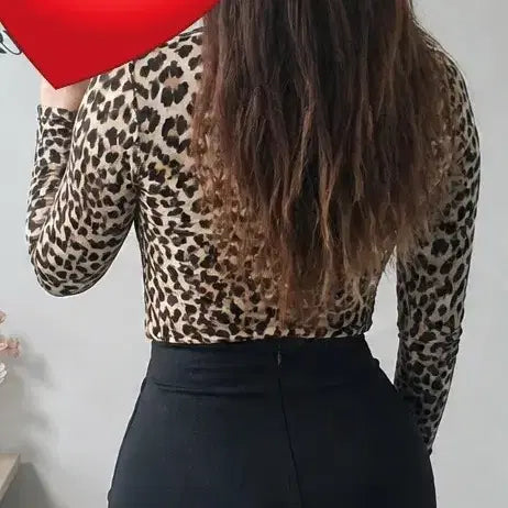 [BUNJANG] Sexy Leopard Print Mini Dress / 섹시 호피 홀복 원피스 ㅎ