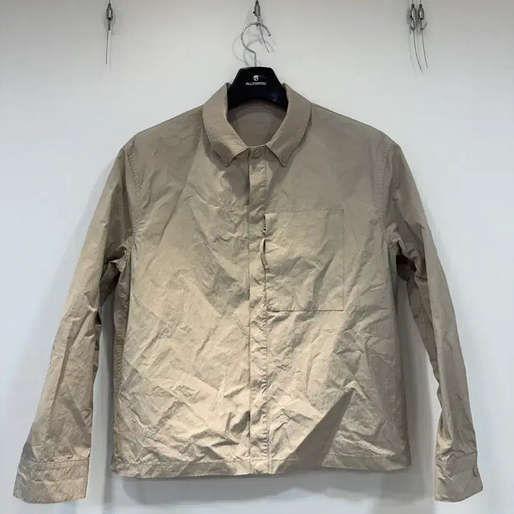 [BUNJANG] Chris Christy High-Density Shirt Jacket Beige 105 / 크리스크리스티 셔츠 자켓 베이지 105