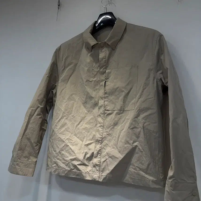 [BUNJANG] Chris Christy High-Density Shirt Jacket Beige 105 / 크리스크리스티 셔츠 자켓 베이지 105