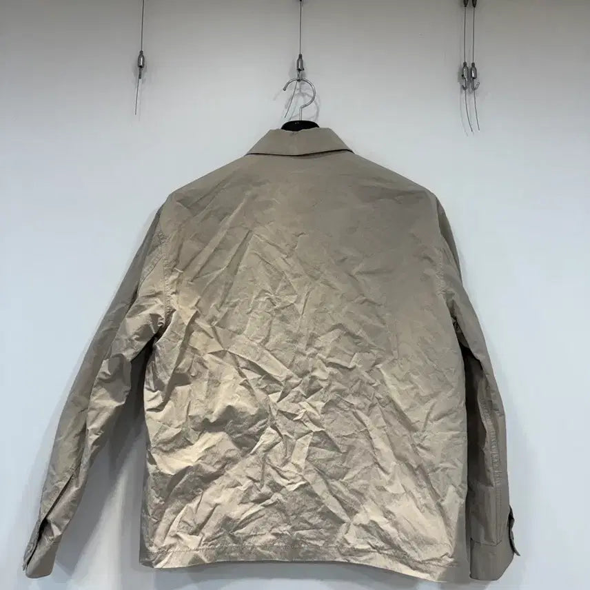 [BUNJANG] Chris Christy High-Density Shirt Jacket Beige 105 / 크리스크리스티 셔츠 자켓 베이지 105