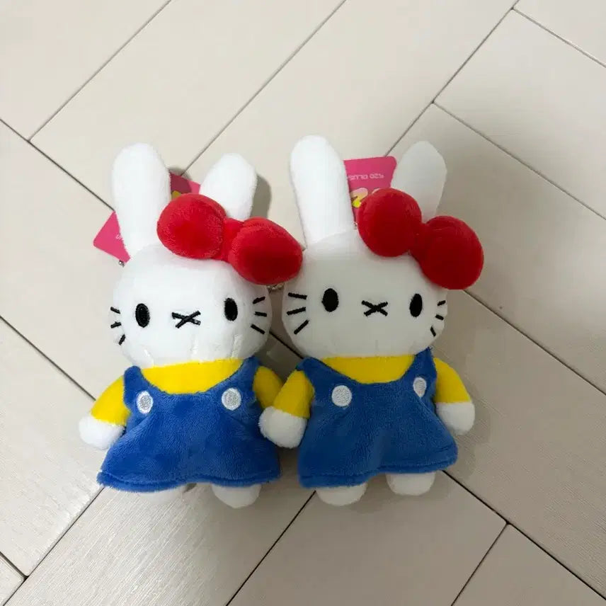 [BUNJANG] Miffy x Kitty Collaboration Plush Dolls Bundle Set / 일괄)미피키티인형