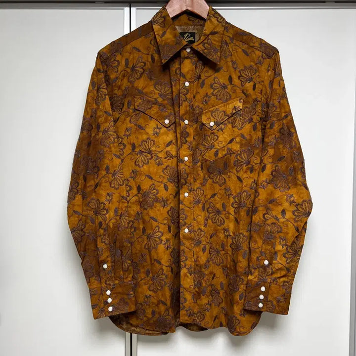 [BUNJANG] Needles Embroidered Western Shirt Size S / 니들스 자수 웨스턴 셔츠 S