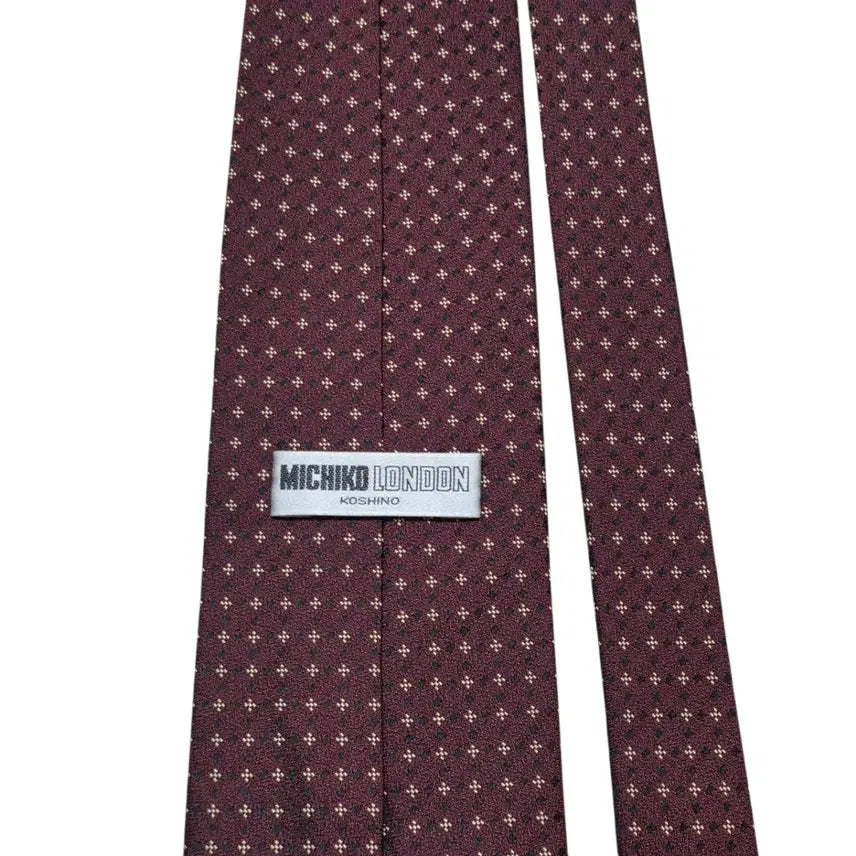 [BUNJANG] Michiko London Vintage Pattern Necktie / Michiko London 미치코 런던 빈티지 패턴 넥타이