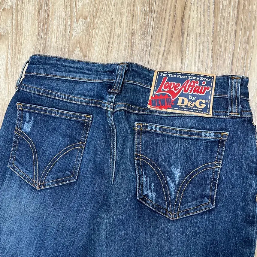 [BUNJANG] Dolce &amp; Gabbana Low-Rise Bootcut Jeans 26 / 돌체앤가바나 신치 부츠컷 청바지 26