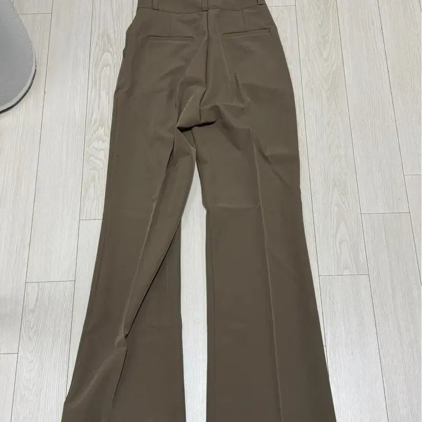 [BUNJANG] Trendier Apparel Brown Bootcut Slacks S New / 트렌디어패럴 갈색 브라운 부츠컷 슬랙스 S 새상품