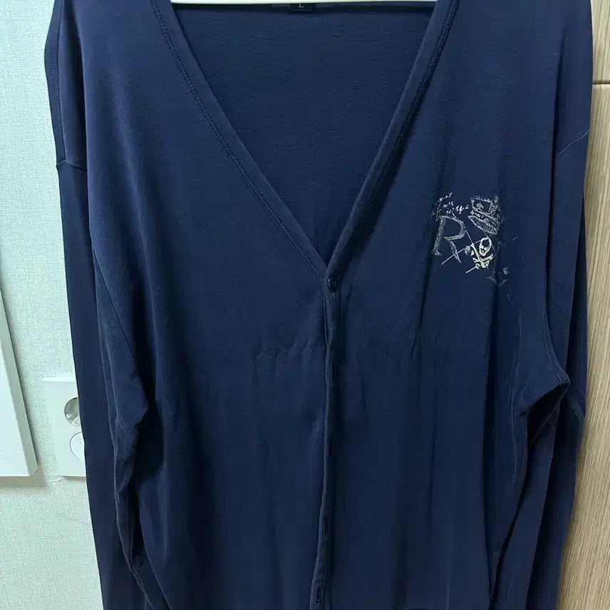 [BUNJANG] Polo Jeans Company Vintage Navy Cardigan / 빈티지 갸루 폴로 진스 컴퍼니 네이비 가디건