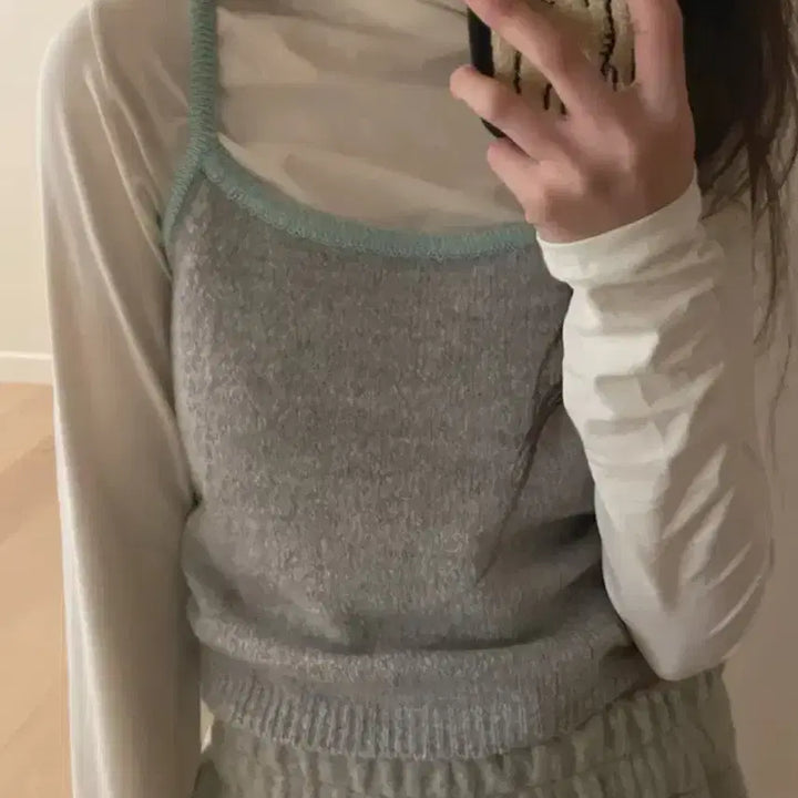 [BUNJANG] Maybe Baby Dear List Knit Sweater / 메이비베이비 디어리스트 뷔스티에 니트