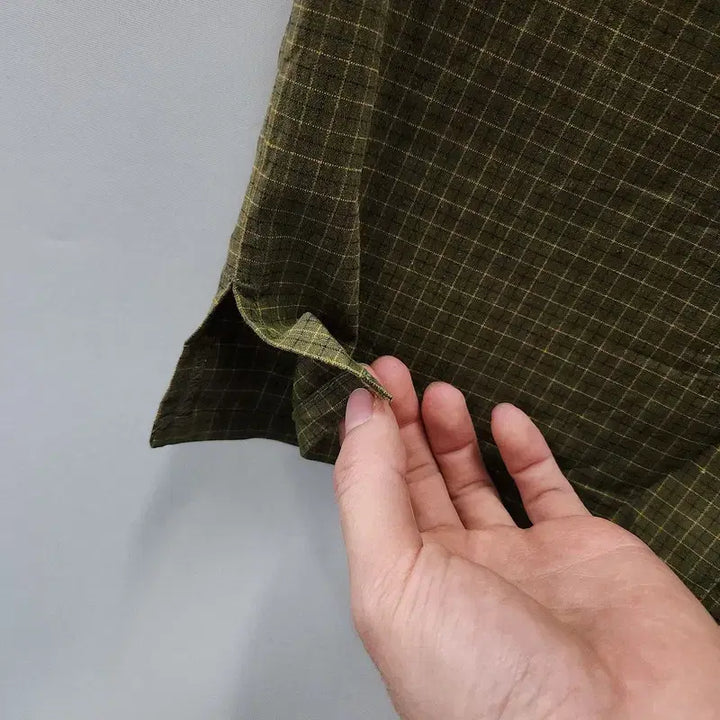 [BUNJANG] Vintage Casual Khaki Cropped Pants / 빈티지 캐주얼 카키 칠부 팬츠 바지