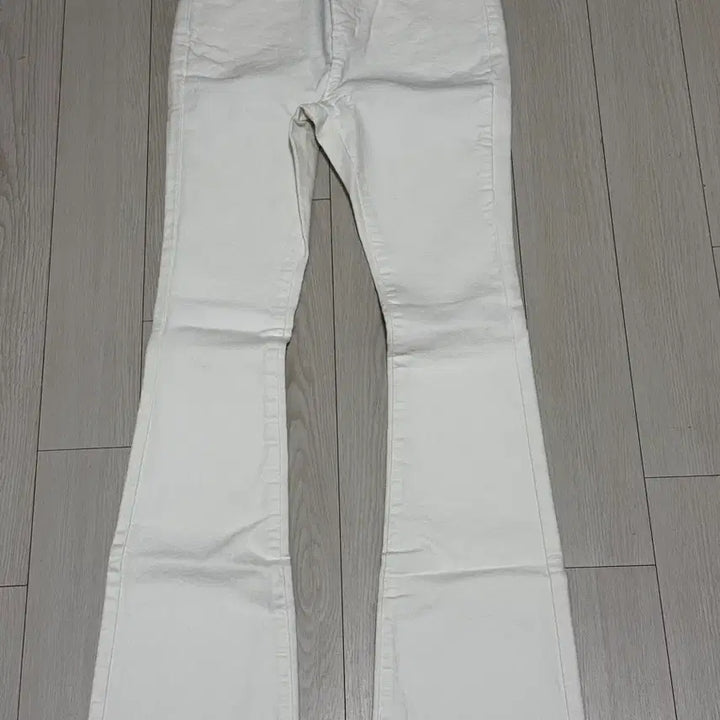 [BUNJANG] Trendy Apparel Long Bootcut Cotton Pants White S / (새상품) 트렌디어패럴 롱 부츠컷 면바지 흰색 S