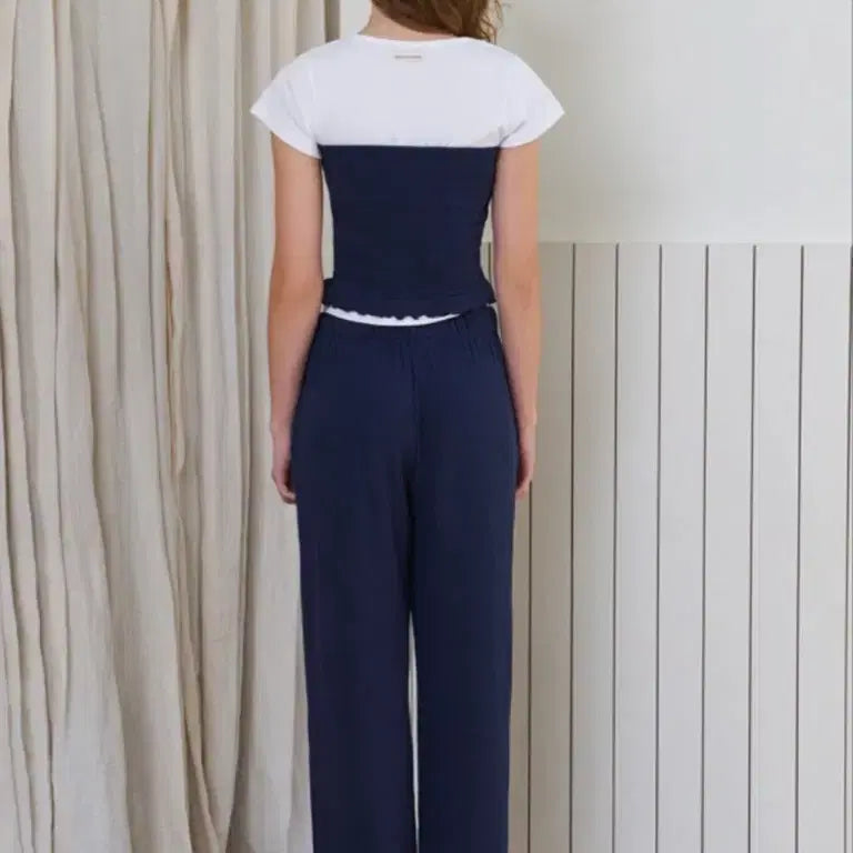 [BUNJANG] Without Summer Navy Waffle Training Set / [위드아웃썸머]네이비 와플 트레이닝 세트