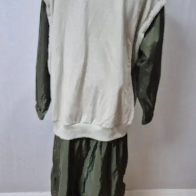 [BUNJANG] Juicy Judy Layered Style Long Dress Khaki / A-10 쥬시쥬디 레이어드 스타일 원피스 카키