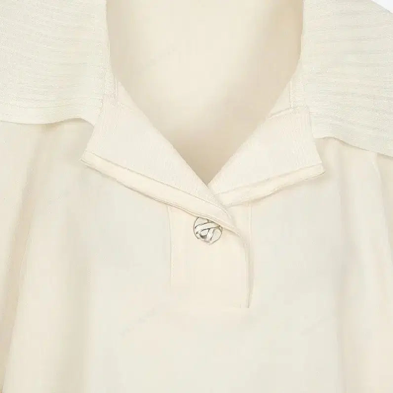 [BUNJANG] SJSJ Textured Block Blouse / 한섬 SJSJ  23년  텍스처블럭 블라우스