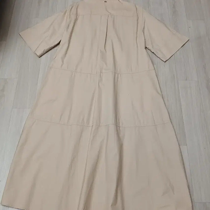 [SOLD OUT] 정품 헬렌카민스키 베이지 코튼 셔츠 롱원피스 M 총장110