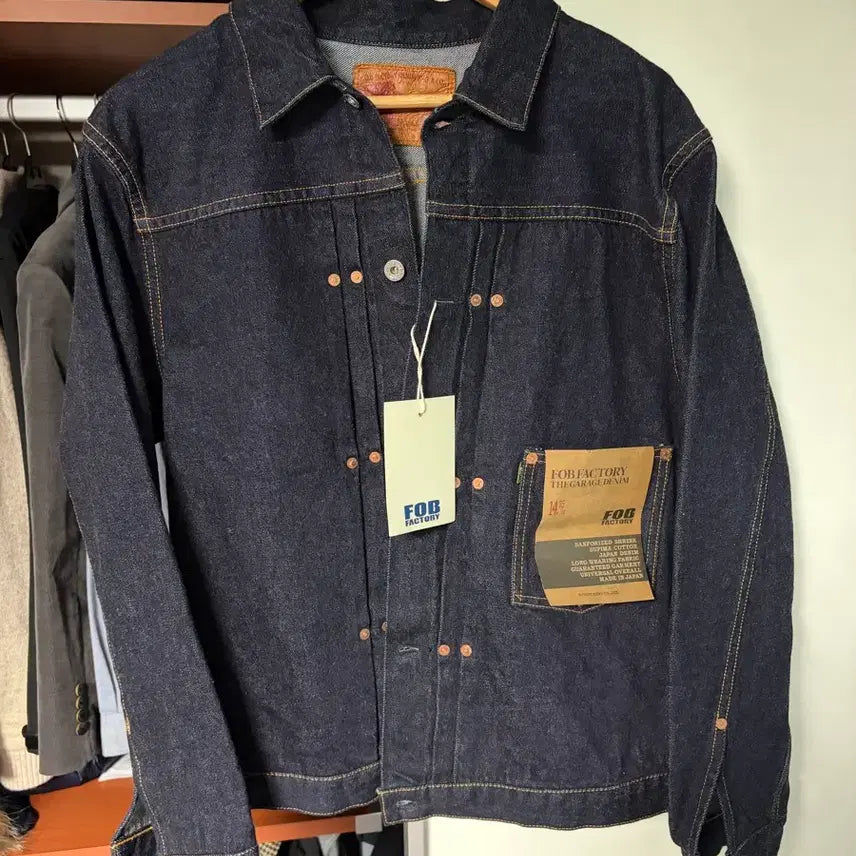 [BUNJANG] FOB Factory 14.75oz Denim Jacket - Size 44 (1st Generation) / FOB 팩토리 데님 자켓 14.75oz 44사이즈 1세대 청자켓